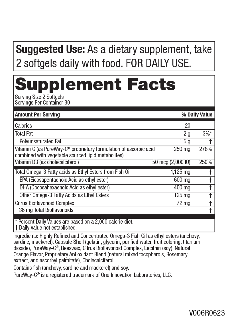 Omega-3 Plus Vitamin C & D