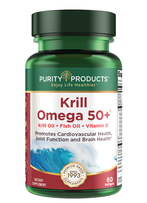 Krill Omega 50+<sup>®</sup> (Krill 500 mg + Fish Oil 500 mg)