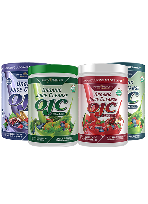 OJC<sup>®</sup> Variety 4 Pack (Apple + Berry Greens + Reds + Blueberry Detox)